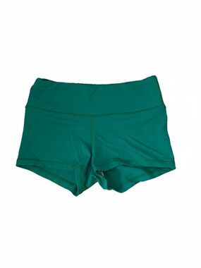 Fleo Teal High-Waist Bike Shorts - Size S - Squat Proof Workout